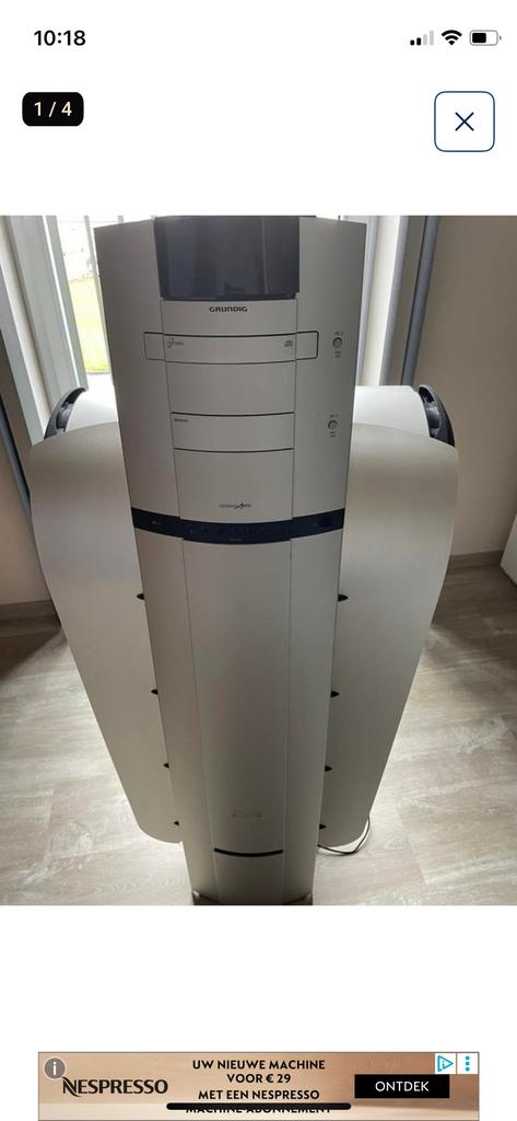 Stéréo Grundig Space Fidelity, TV, Hi-fi & Vidéo, Enlèvement, Comme neuf