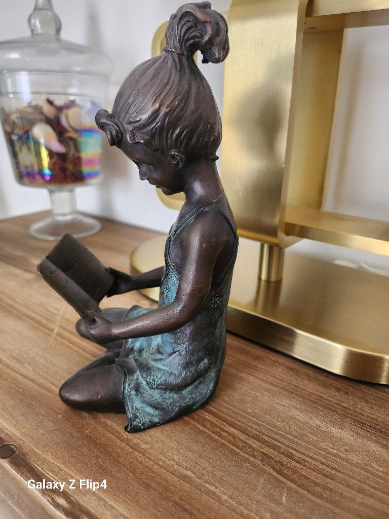 Statut en bronze, Enlèvement, Comme neuf
