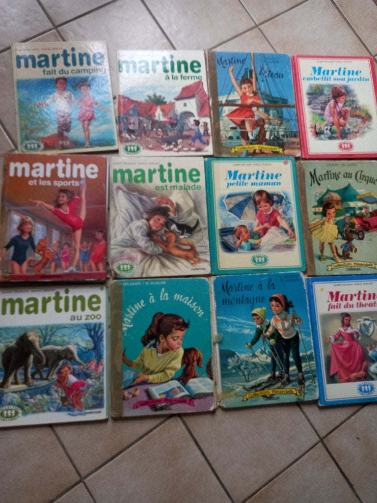 Martine, bandes dessinées, Livres, Plusieurs BD, Enlèvement, Utilisé, Marcel Marlier