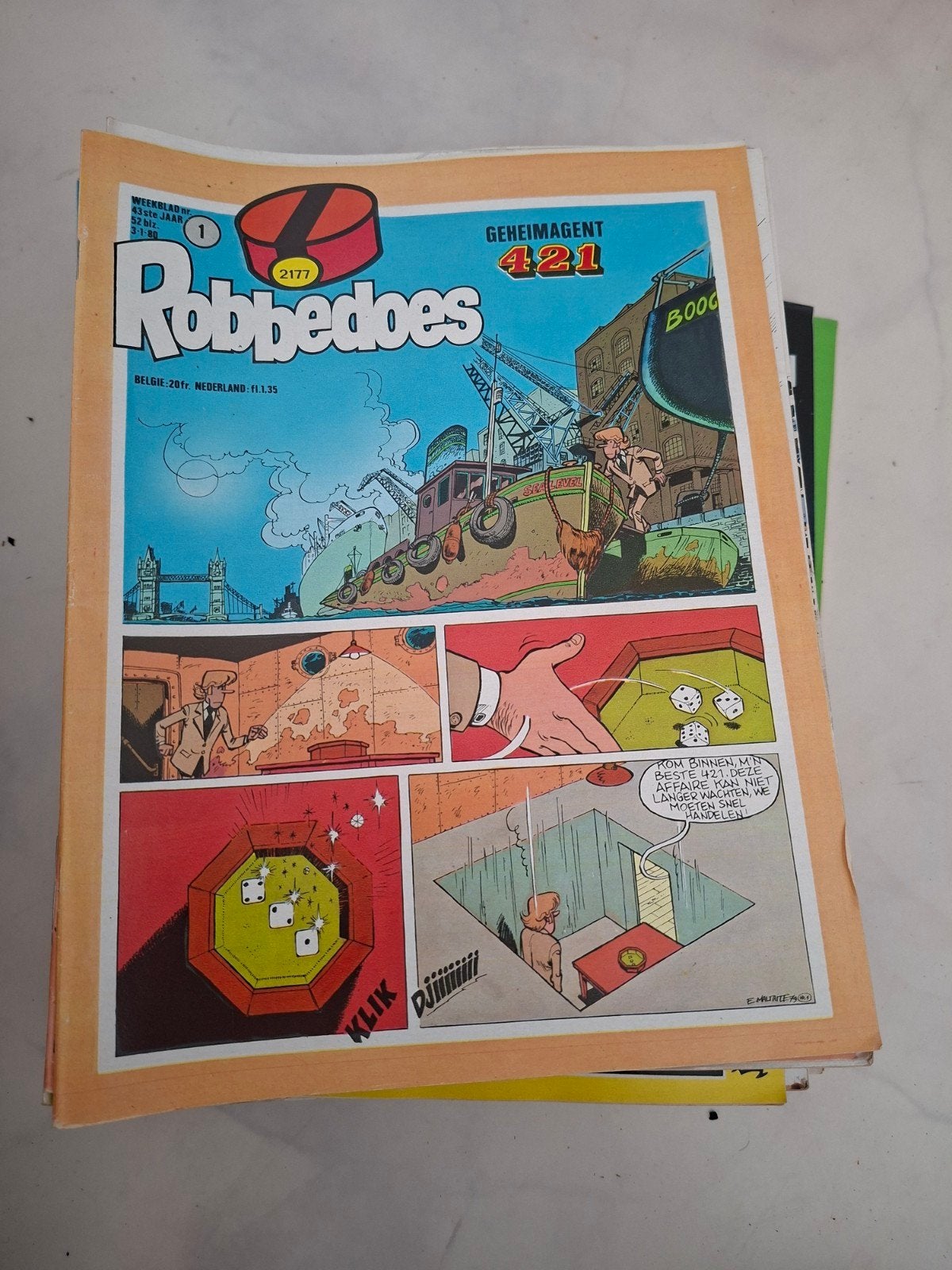 Robbedoes: volledige jaargang 1980, Boeken, Ophalen