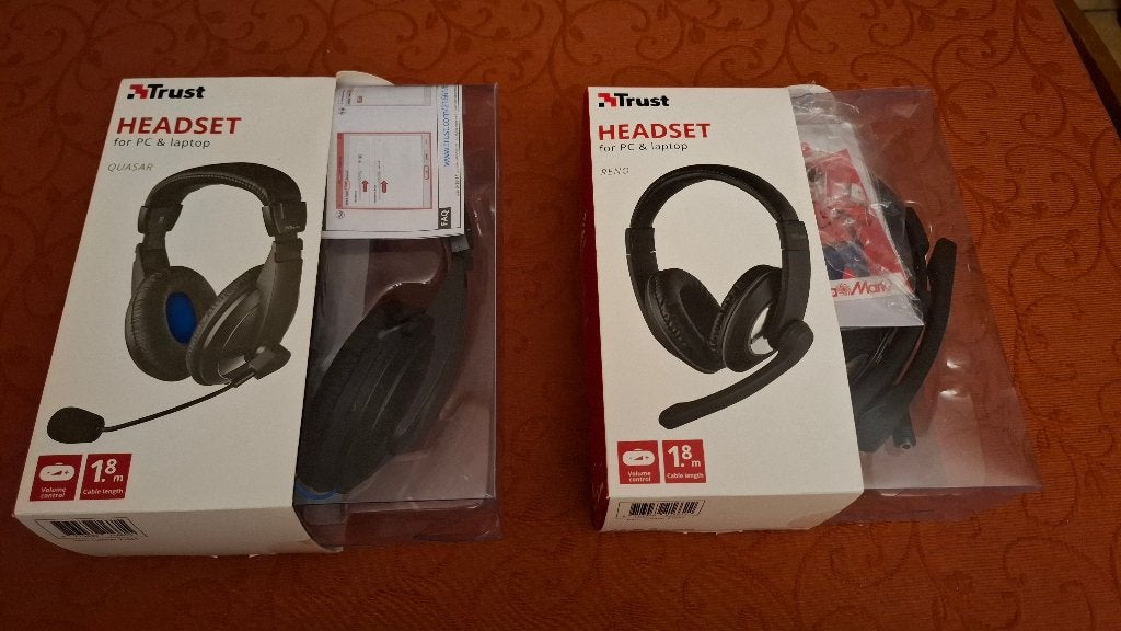 TRUST NIEUWE HEADSETS, Ophalen of Verzenden, Nieuw, Microfoon