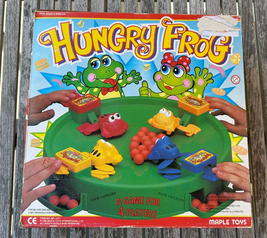 Hungry frog - kikkerspel, Hobby en Vrije tijd, Gezelschapsspellen | Overige, Ophalen, Gebruikt