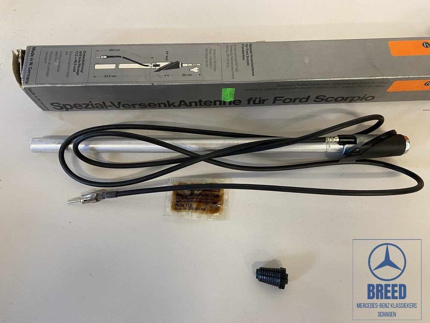 NOS originele Hirschmann AUTA 2670 A 505 antenne Ford Scorpi, Autos : Divers, Autoradios, Enlèvement ou Envoi, -, -, -