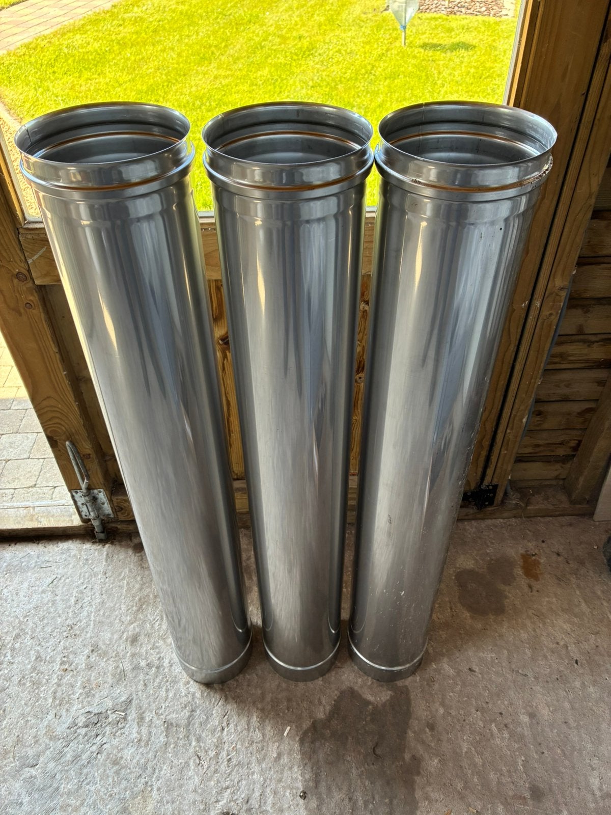 Rookkanaalbuizen, Ophalen, Inox, Zo goed als nieuw, Minder dan 2 meter