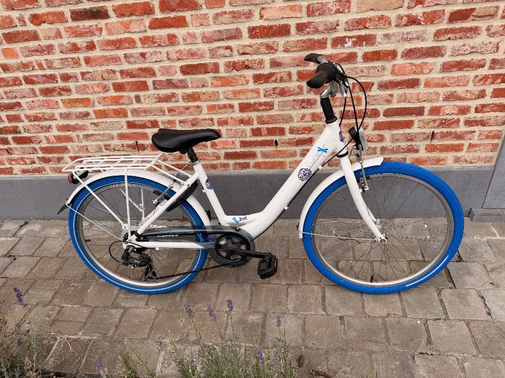 Bike Fun Kids Pure meisjesfiets 24 inch - 6 versnellingen, Fietsen en Brommers, Ophalen, Velgrem, BikeFun Kids (BFK), Handrem