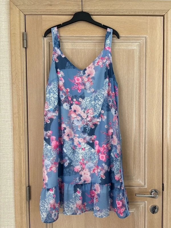 Robe - 46 - Atmos Fashion, Taille 46/48 (XL) ou plus grande, Enlèvement ou Envoi, Comme neuf, Multicolore