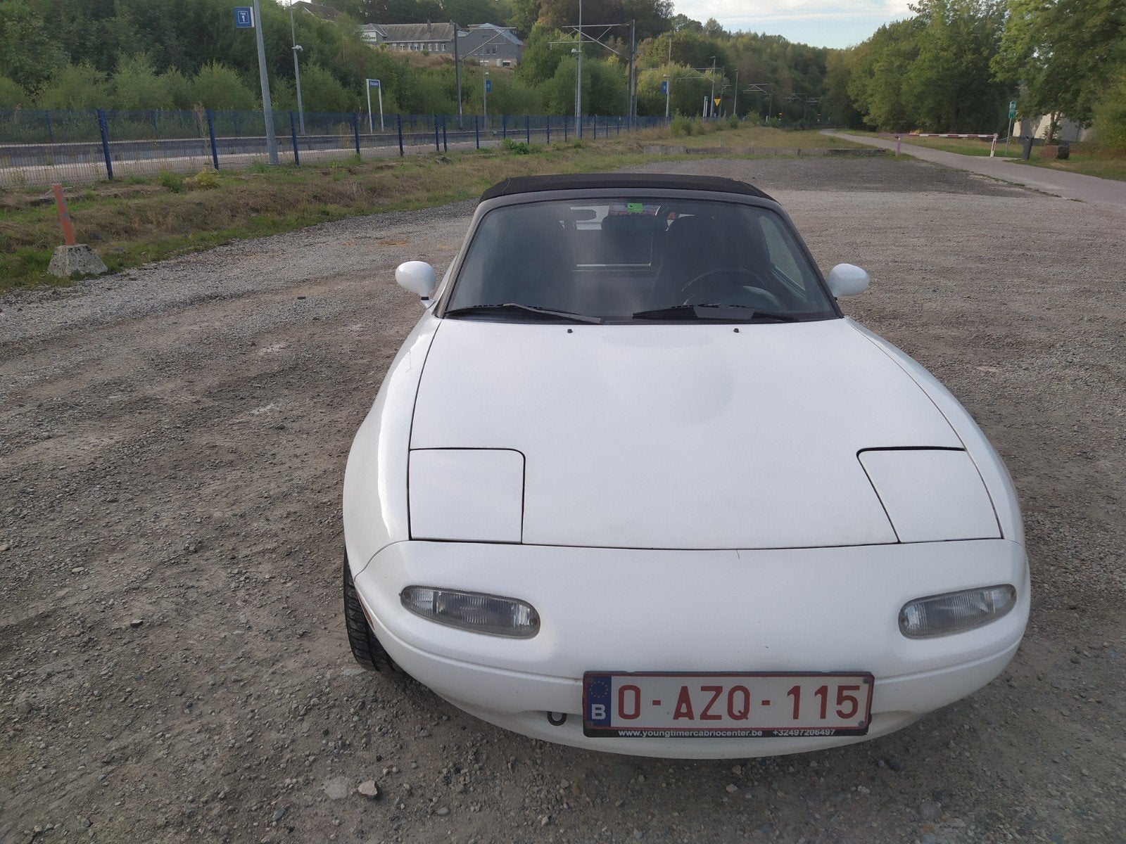 Mazda MX5 ancêtre, Auto's, Cabriolet, 1600 cc, Wit, Handgeschakeld