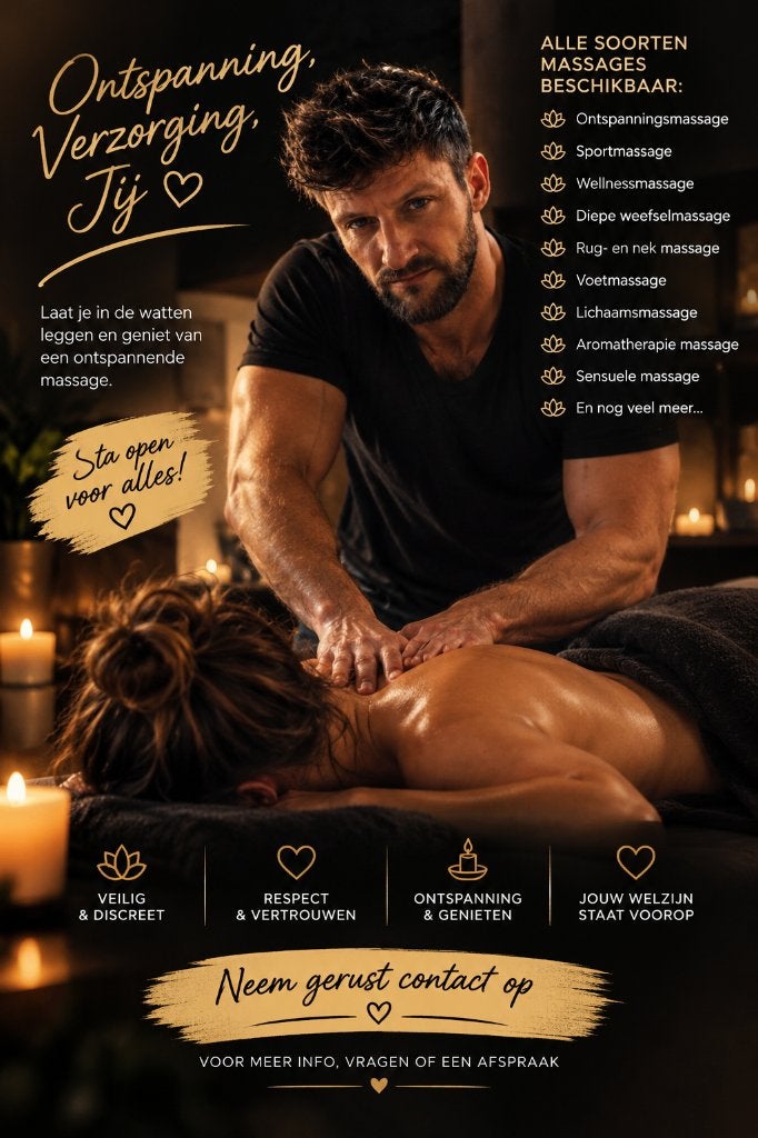 jongeman 36j zoekt vrouwen  die ik mag masseren