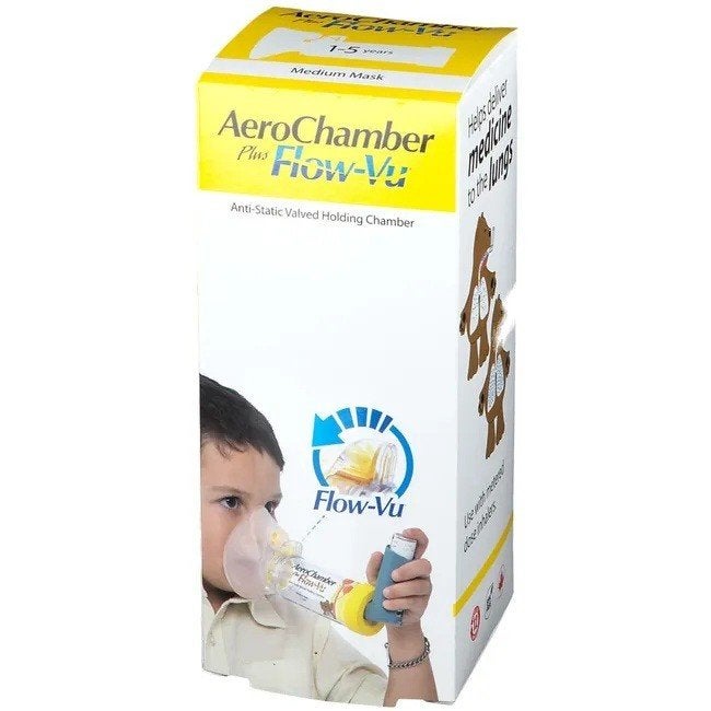 Aerochamber Plus Flow-Vu kinderen tot 5j (met masker), Divers, Enlèvement