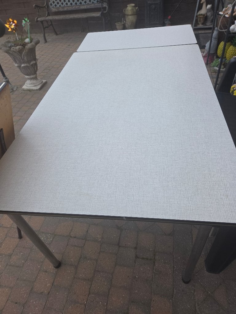 Retro keukentafel, Huis en Inrichting, Ophalen, Gebruikt, Vintage/retro, Vijf personen of meer