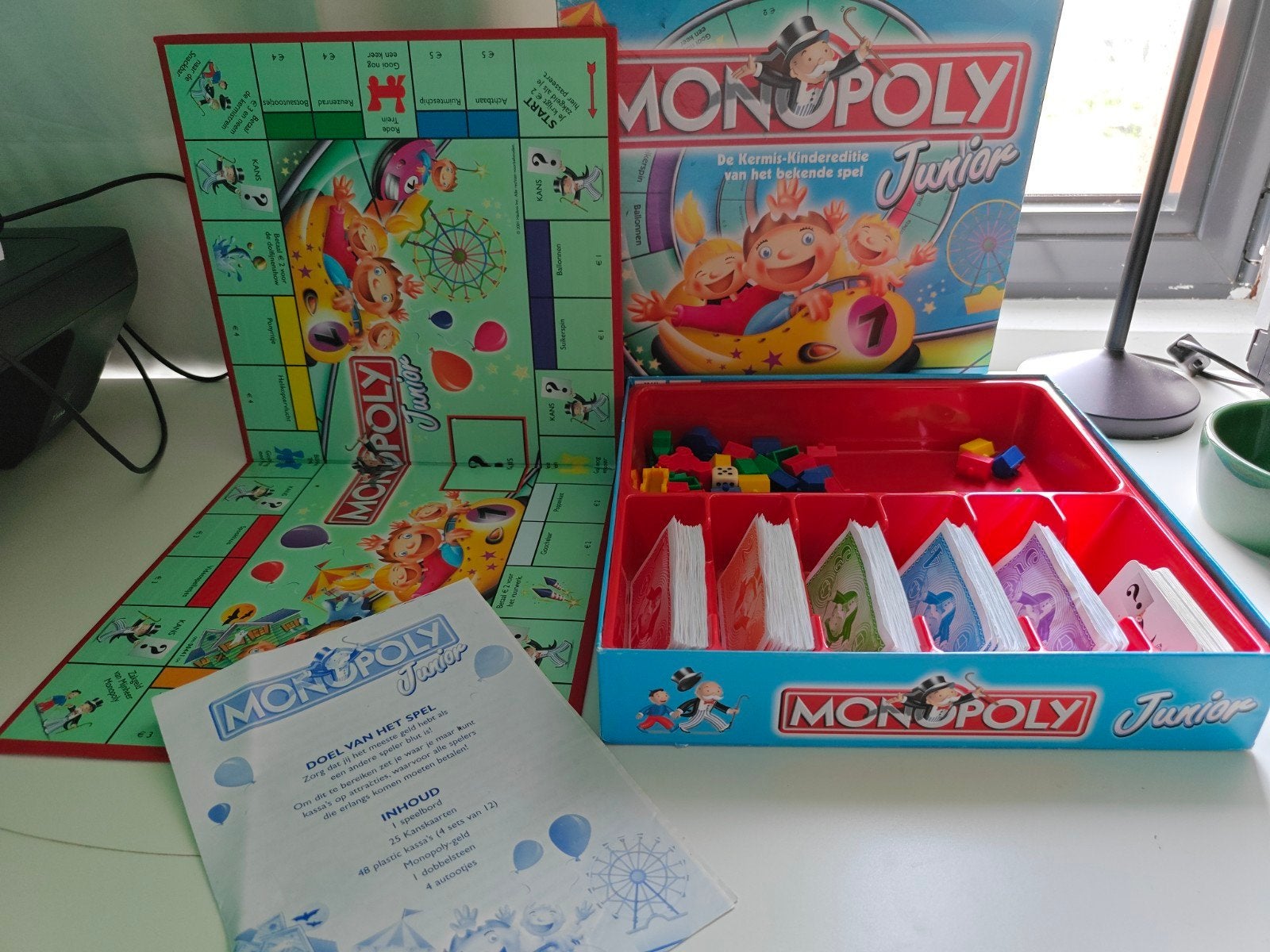 Monopoly junior, Hobby en Vrije tijd, Gezelschapsspellen | Overige, Ophalen of Verzenden