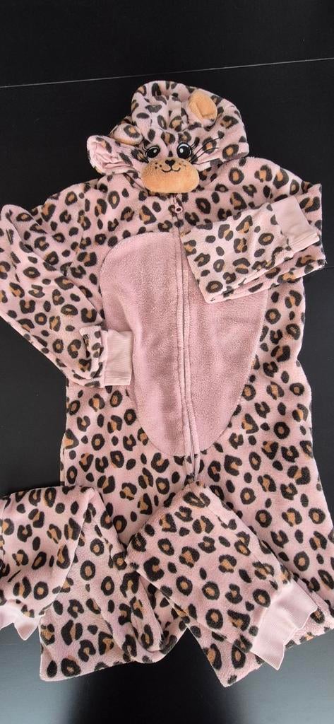 Onesie panter 164, Kinderen en Baby's, Kinderkleding | Maat 164, Ophalen, Nacht- of Onderkleding, Jongen of Meisje, Zo goed als nieuw