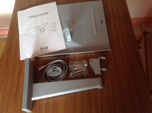 Muurbeugel IKEA 35x29 cm voor TV of monitor., Ophalen of Verzenden, Nieuw
