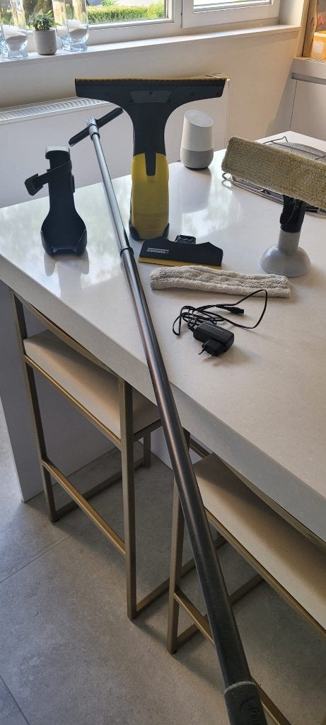 Ruitenwasser van Kärcher met verlengset, Huis en Inrichting, Schoonmaakartikelen, Ophalen, Raamwisser of Trekker