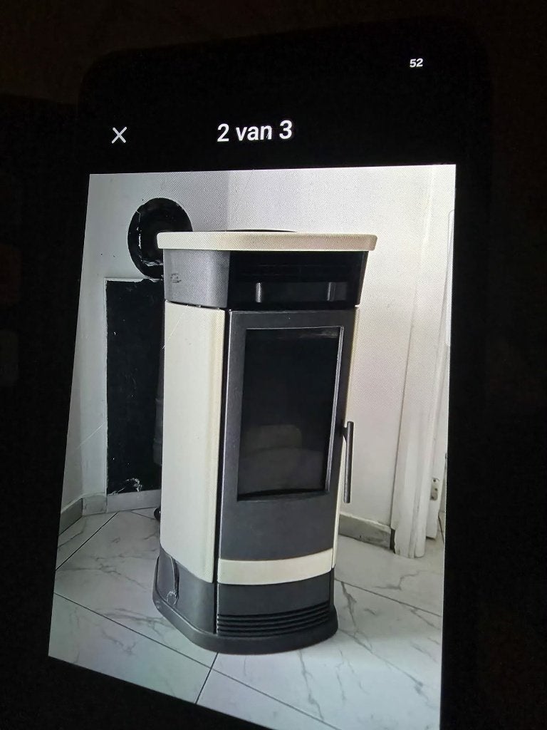 pelletkachel bleufire surdiac, Huis en Inrichting, Ophalen, Zo goed als nieuw, Overige brandstoffen, Pelletkachel