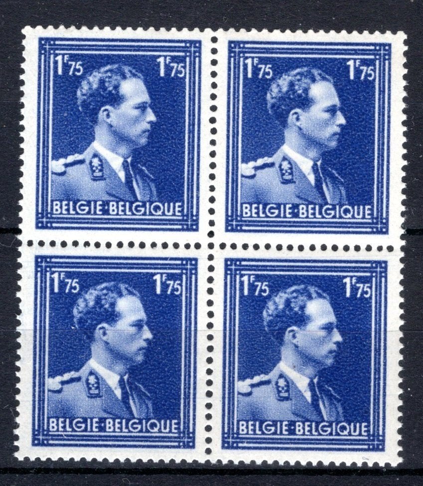 642 MNH 1943 - S.M. le Roi Léopold 3 (4 pièces), Envoi, Non oblitéré, Neuf