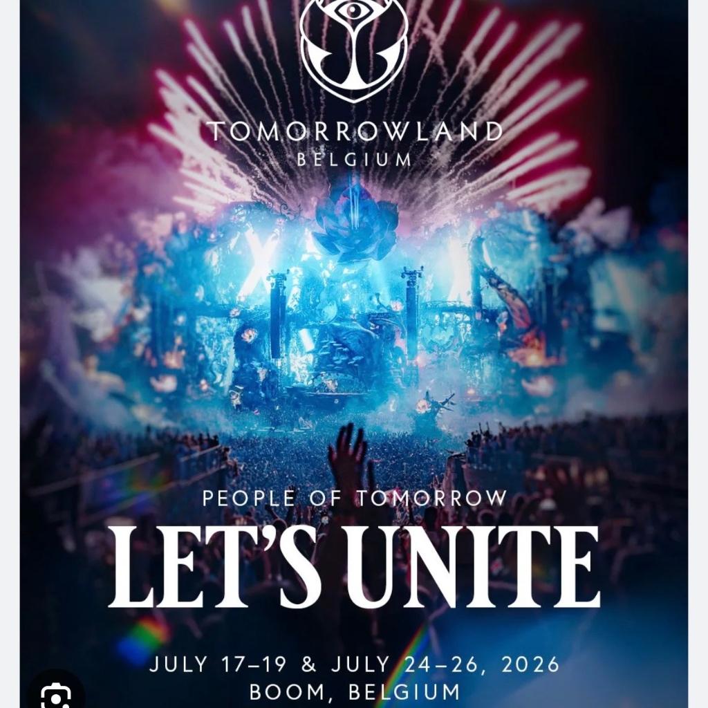 Tomorrowlandticket, Tickets & Billets, Une personne