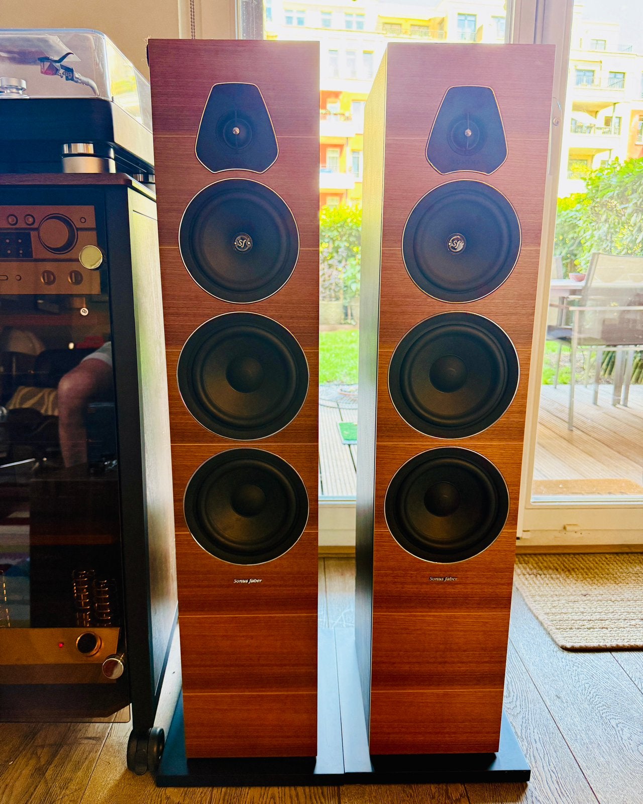 Sonus Faber Lumina V Walnut - Uitzonderlijke staat, Audio, Tv en Foto, Luidsprekerboxen, Ophalen, Zo goed als nieuw, 120 watt of meer