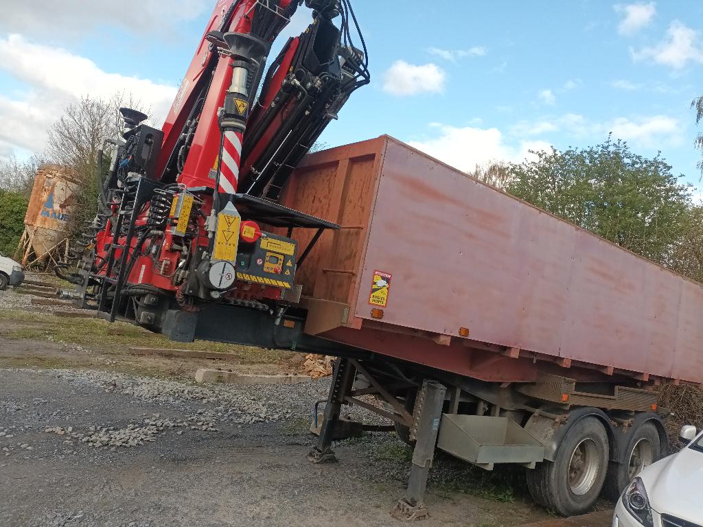 Benne grue, Enlèvement