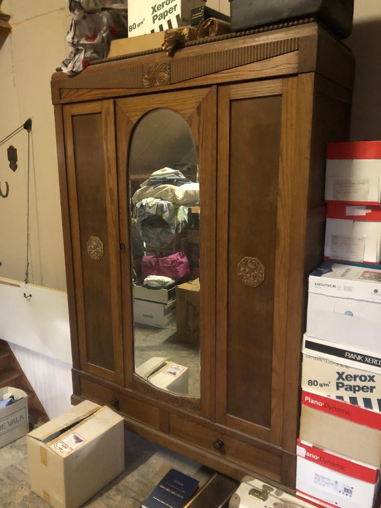 kast, Huis en Inrichting, Kasten | Kleerkasten, Ophalen, Gebruikt, 100 tot 150 cm, 150 tot 200 cm