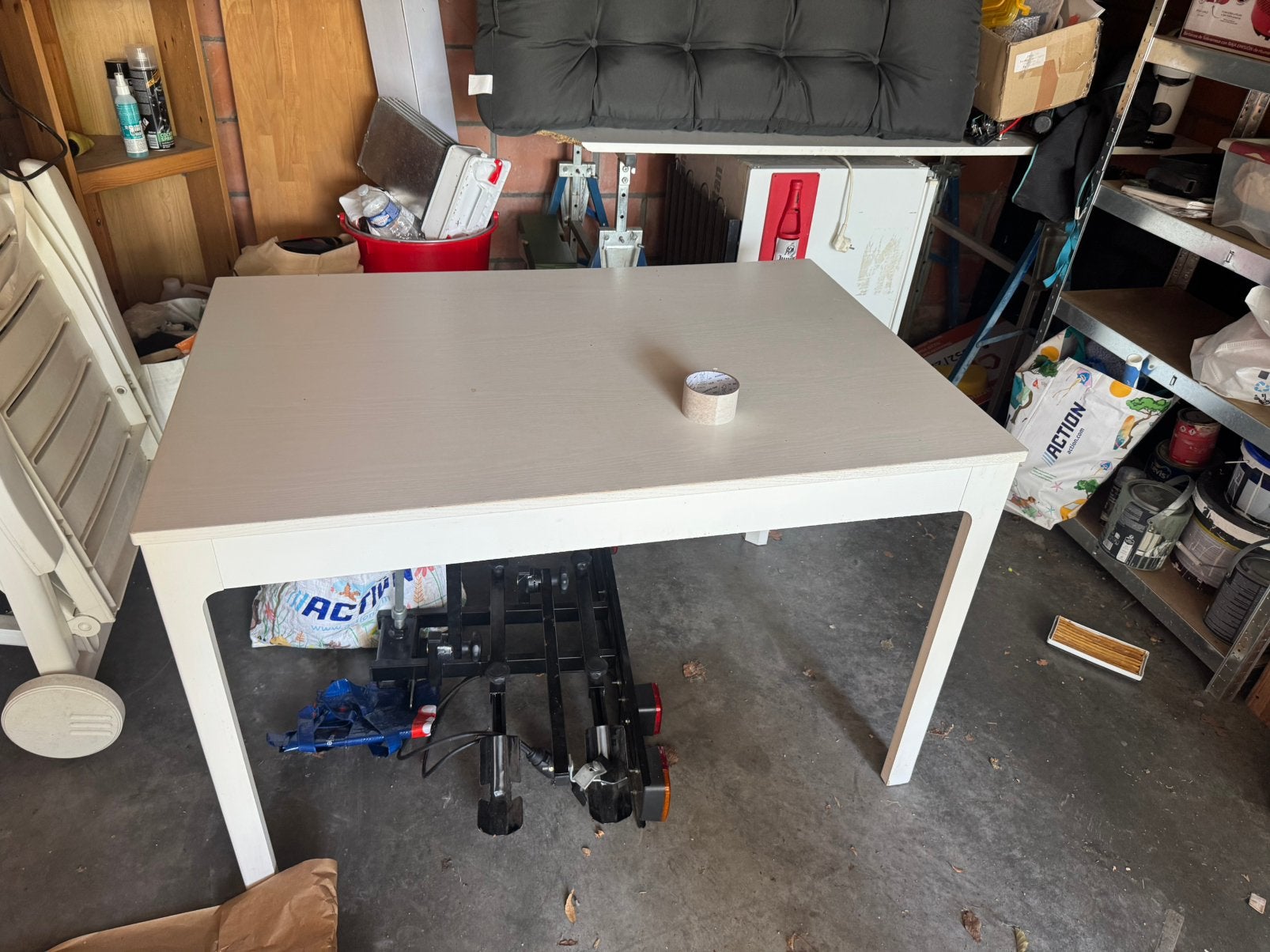 Table blanche Ikea Ekedalen, Ophalen of Verzenden, Zo goed als nieuw, IKEA
