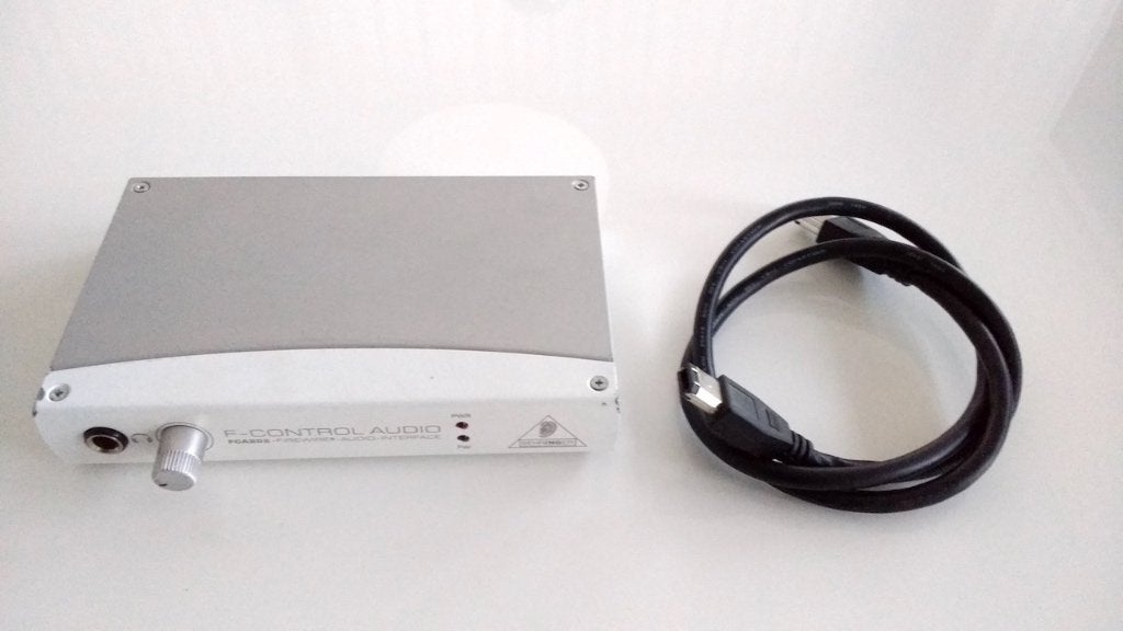 Behringer F-CONTROL AUDIO 4-Bit/96 kHz FireWire interface, Audio, Tv en Foto, Professionele apparaten, Ophalen of Verzenden, Gebruikt