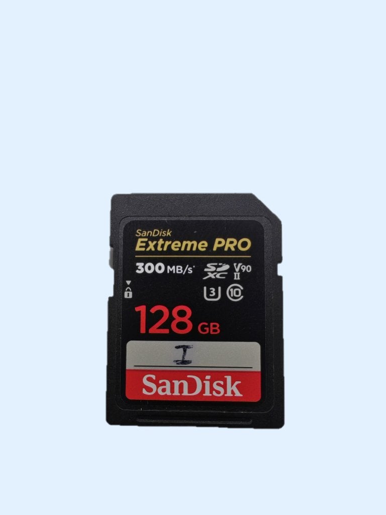 Carte SD UHS-II V90 SanDisk Extreme PRO 128Gb, SD, Appareil photo, Sandisk, Compatible vidéo 4K