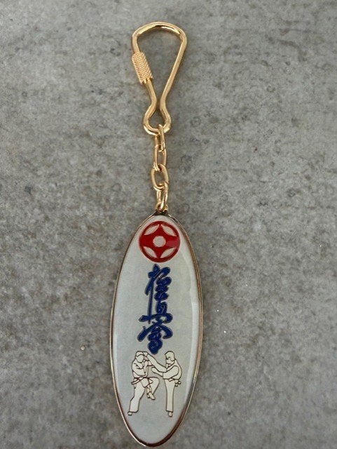 kyokushin karate sleutelhangers kanji kanku vechters kumite, Sport en Fitness, Vechtsporten en Zelfverdediging, Verzenden, Nieuw