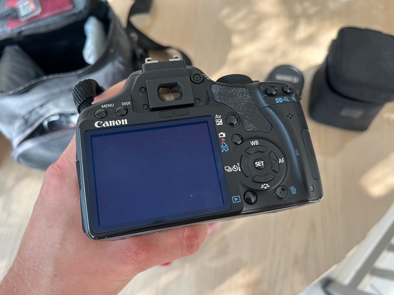 Canon 500D + accessoires, Audio, Tv en Foto, Fotocamera's Digitaal, Ophalen, Gebruikt, Spiegelreflex, Canon