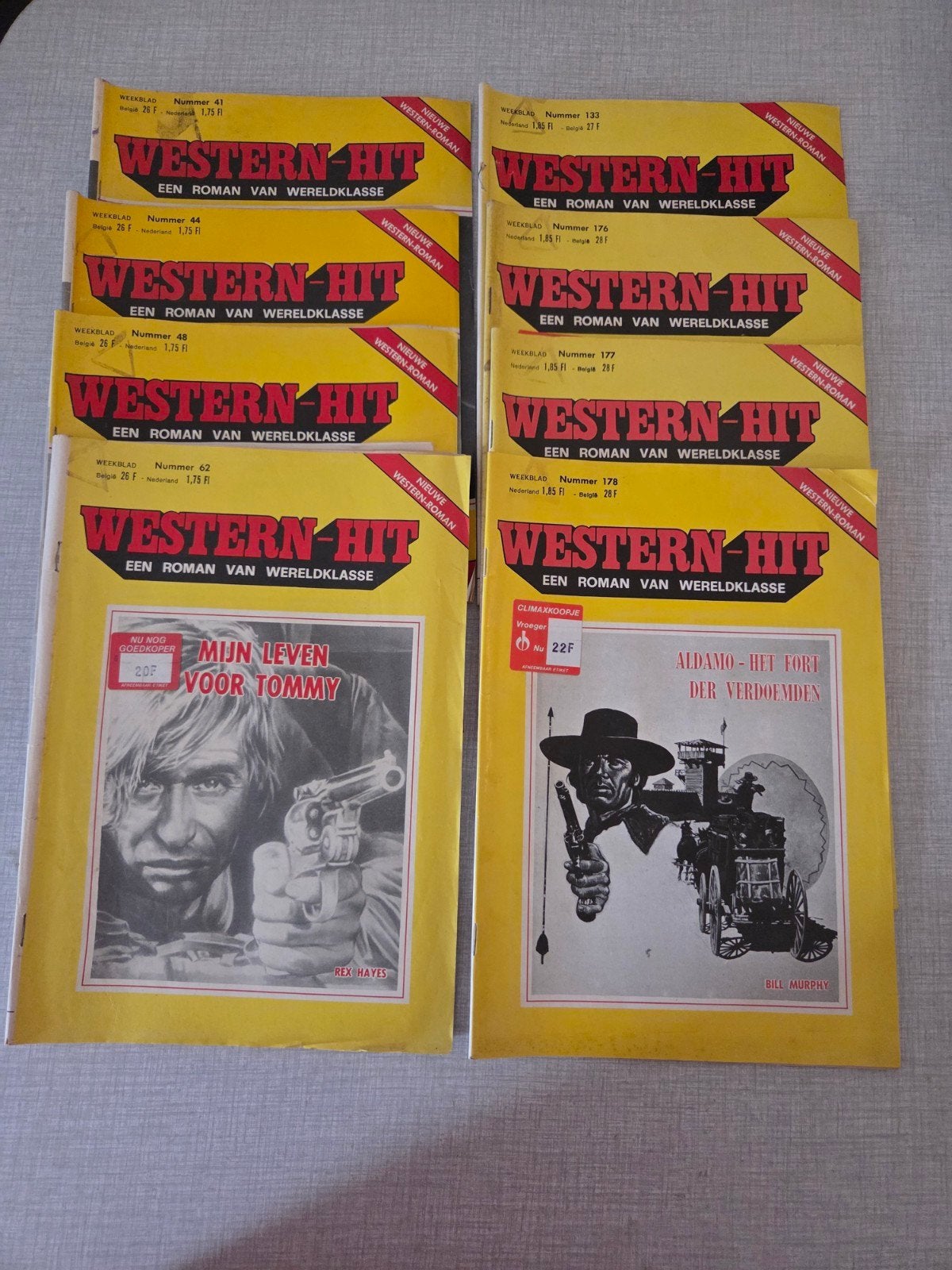 8 x vintage weekblad Western-Hit., Ophalen of Verzenden, 1960 tot 1980, Tijdschrift