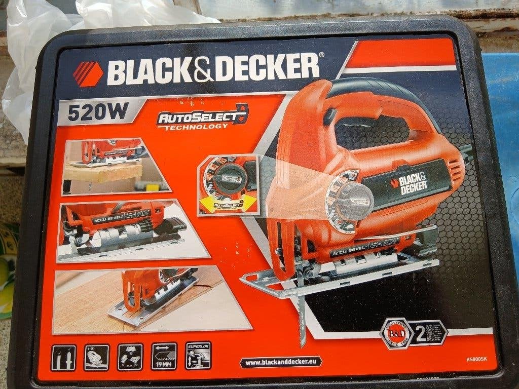 decoupeerzaag Black & Decker, Doe-het-zelf en Bouw, Ophalen, Zo goed als nieuw, Decoupeerzaag, Black & Decker