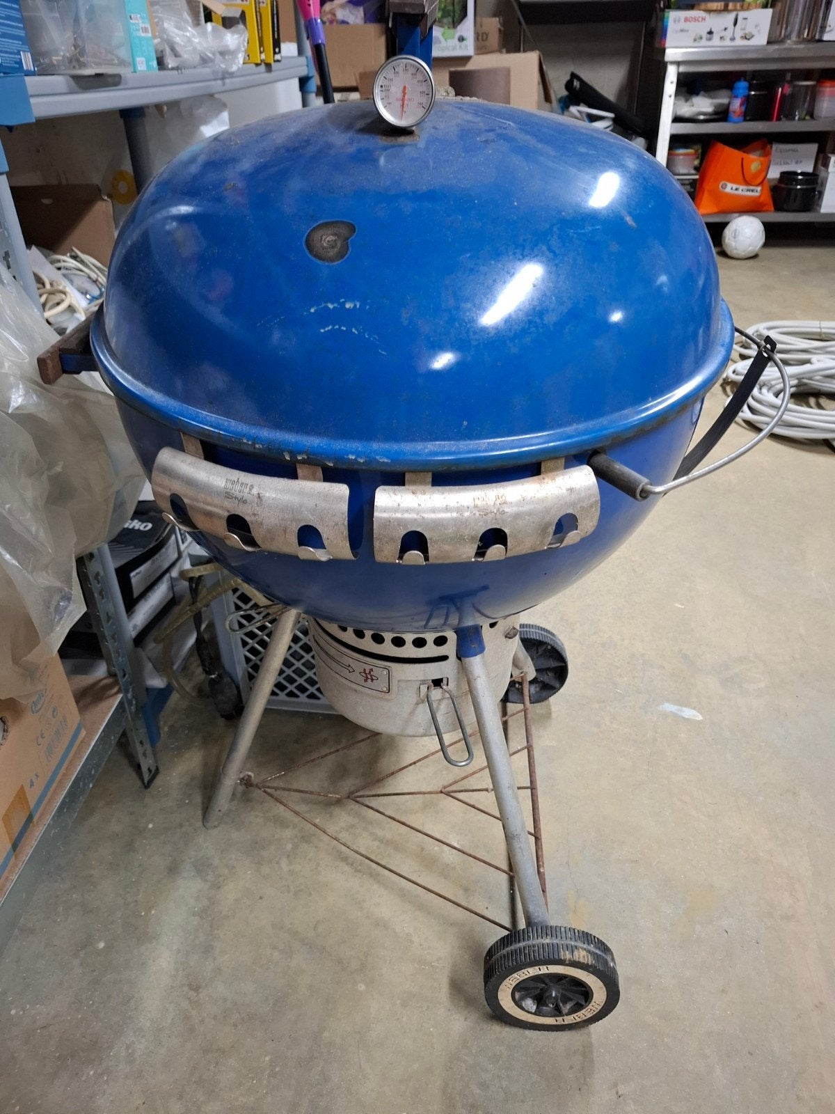 weber bbq, Tuin en Terras, Ophalen, Gebruikt