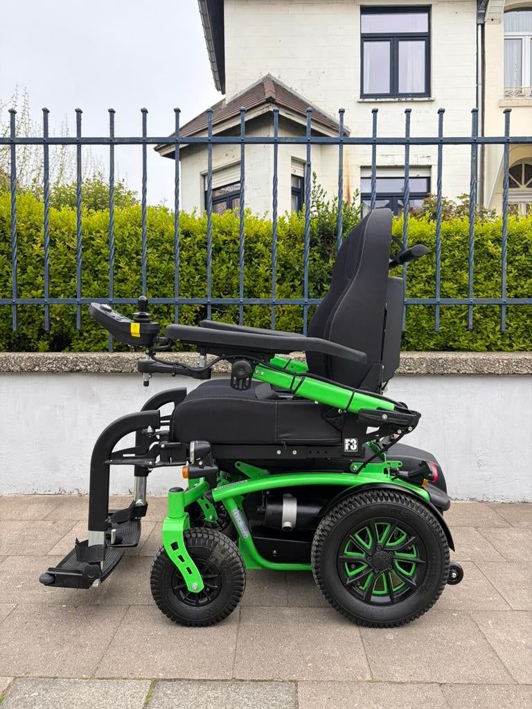 Fauteuil roulant électrique Vermeiren Forest F3 état neuf, Enlèvement ou Envoi, Pliant, Comme neuf, Fauteuil roulant électrique
