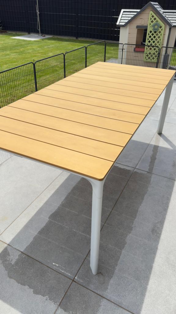 Tuintafel te koop, Tuin en Terras, Tuintafels, Zo goed als nieuw, Aluminium, Ophalen