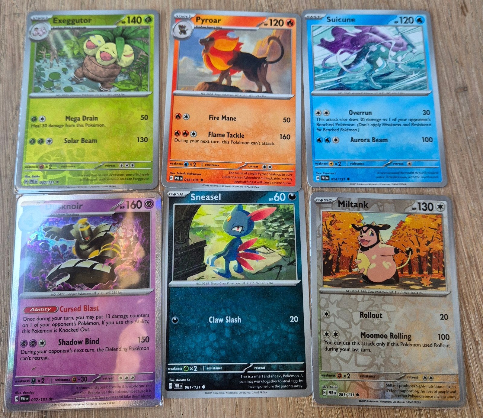 47 Pokémon Kaarten - Prismatic Evolutions, Ophalen of Verzenden, Zo goed als nieuw, Meerdere kaarten, Foil