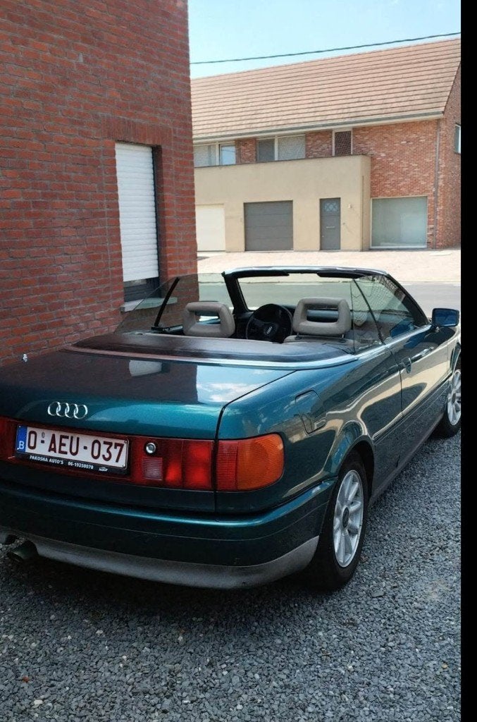 Audi 80 2.3 5cyl 1991, Auto's, Audi, Voorwielaandrijving, Beige, Cabriolet, 2300 cc
