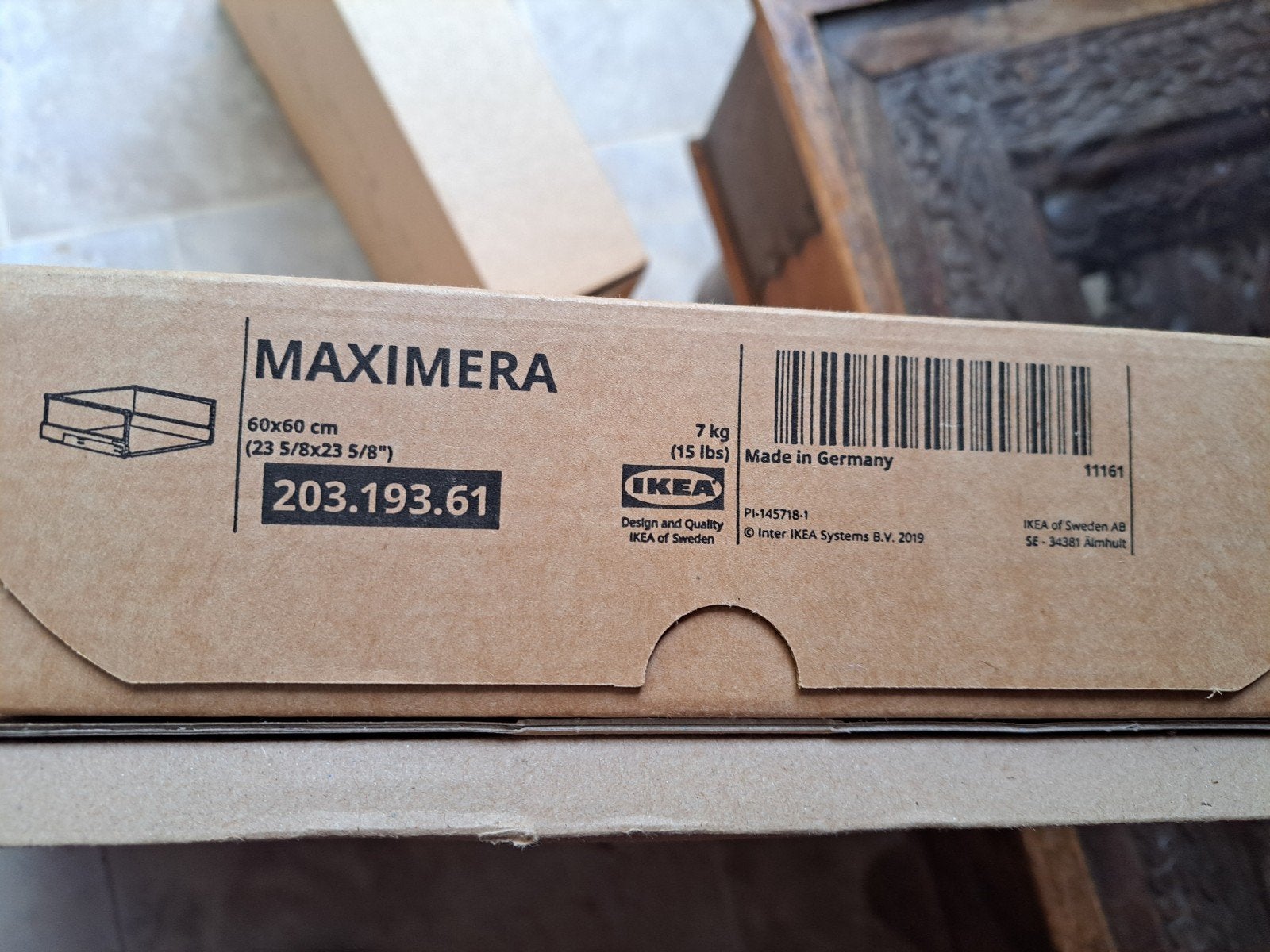 nouveaux tiroirs Ikea sans façade, 260/60, 140/37, Maison & Meubles, 3 ou 4 tiroirs, Enlèvement, Neuf