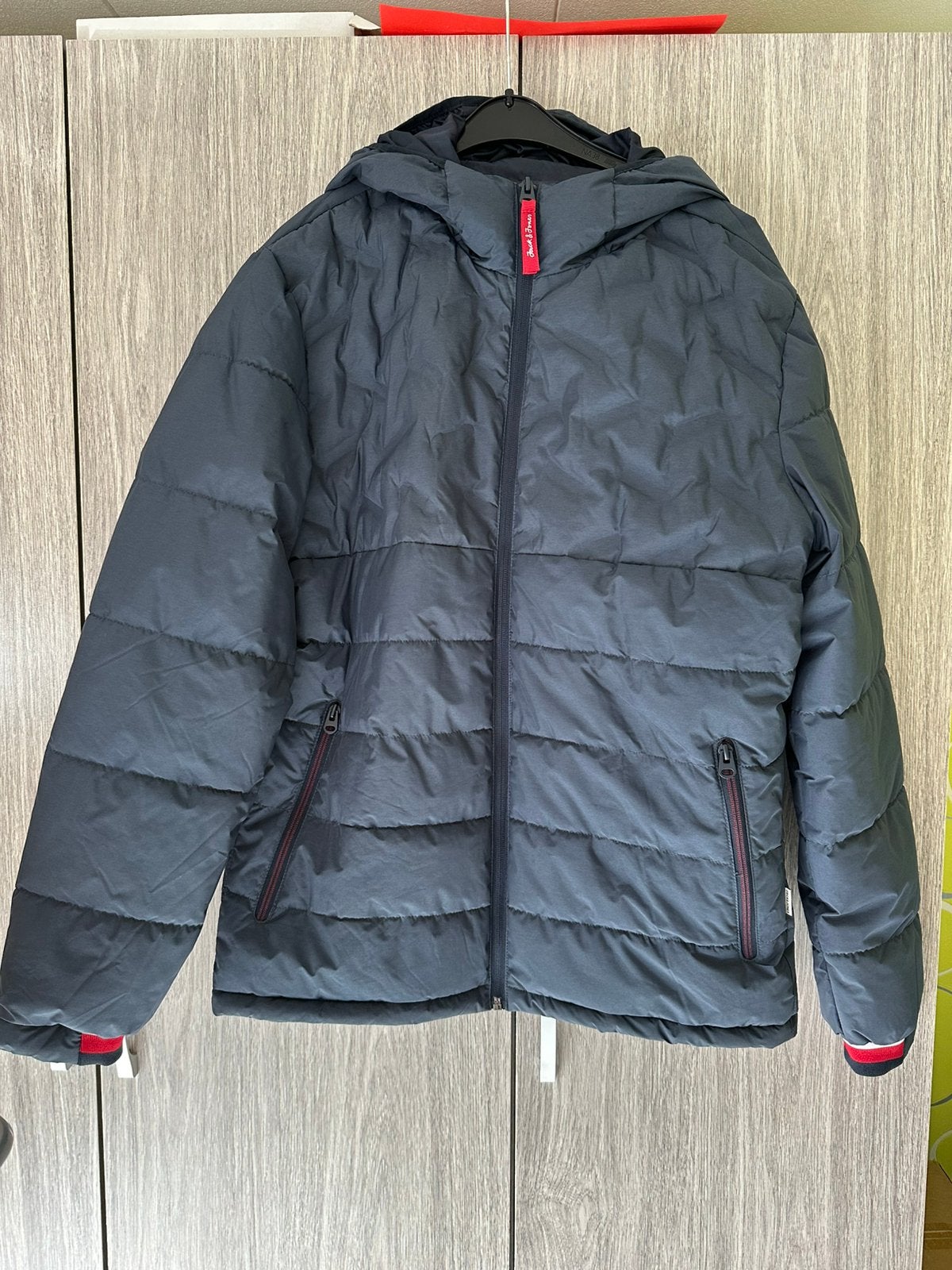 Jas jack&jones maat L, Vêtements | Hommes, Vestes | Hiver, Enlèvement, Neuf, Taille 52/54 (L), Bleu