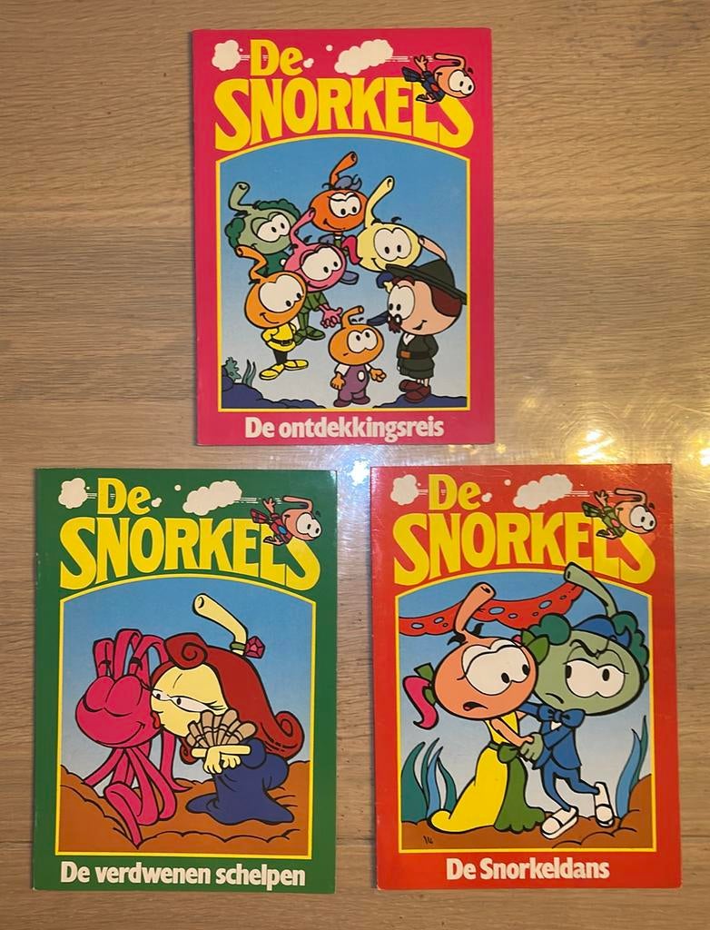 📕 3 boekjes van De snorkels, Ophalen of Verzenden, Gelezen