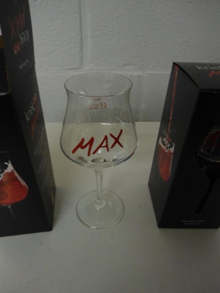 kriek bierglazen allerlei. lindemans, belle-vue, kriek max., Verzamelen, Ophalen of Verzenden, Nieuw, Glas of Glazen