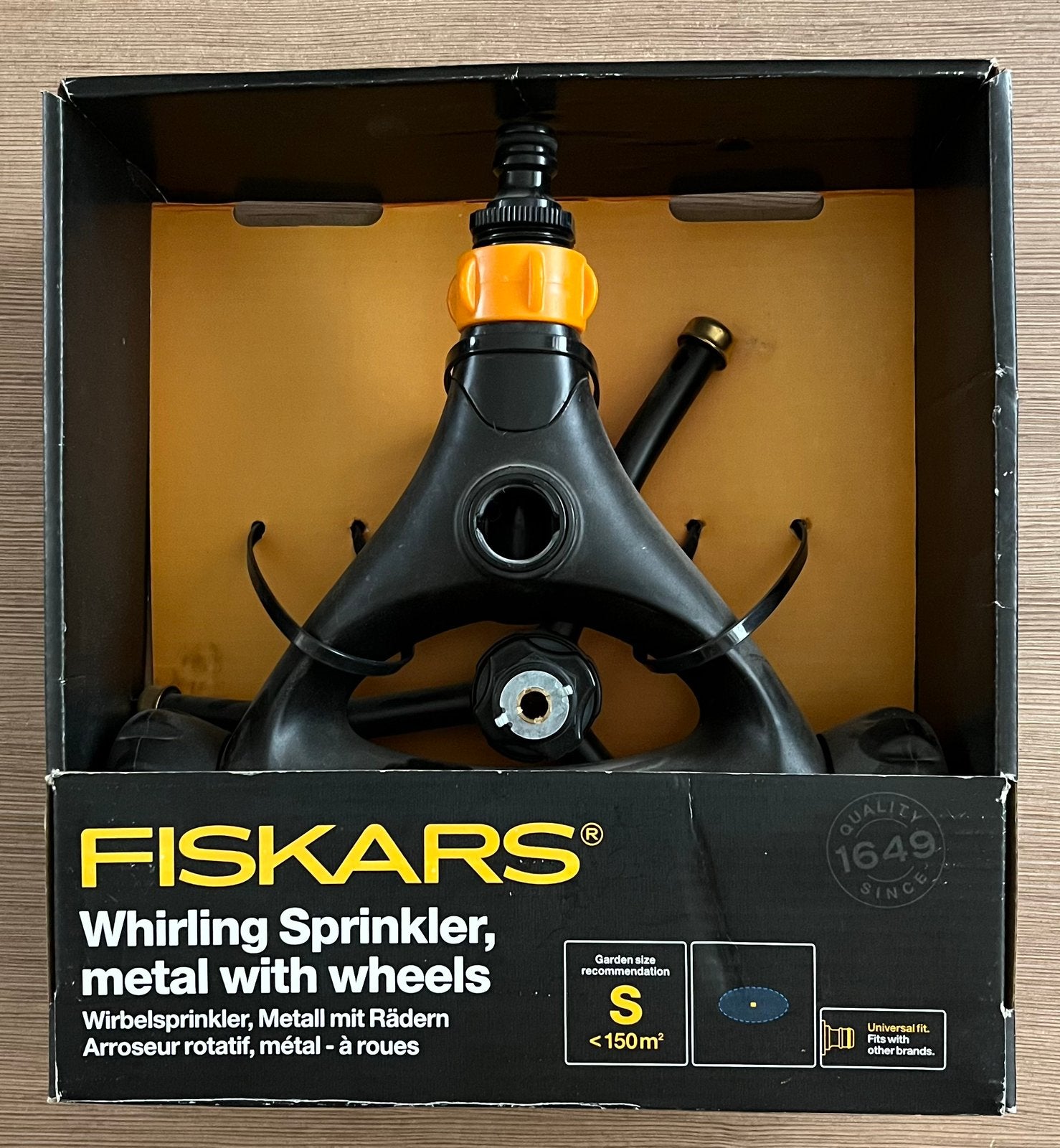 Fiskars cirkelsproeier, Tuin en Terras, Ophalen of Verzenden, Nieuw, Cirkelsproeier