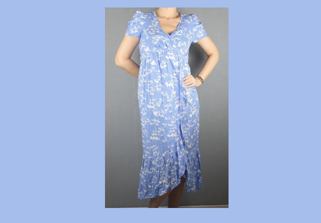 Lichtblauwe jurk van Kilibbi / EllaMilla - NIEUW - Maat M/L, Kleding | Dames, Ophalen of Verzenden, Maat 38/40 (M), Blauw
