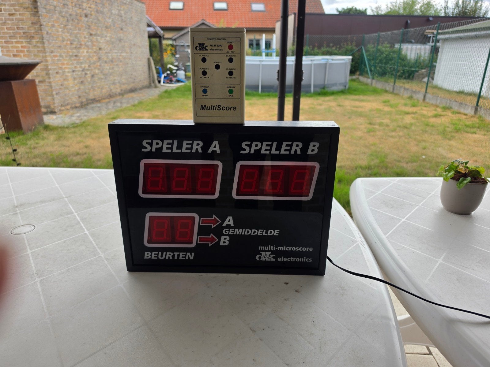 scorebord met afstandbediening., Electroménager, Réveils, Enlèvement
