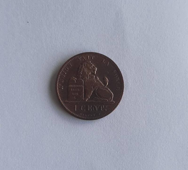 Léopold I - 1 centimes 1862, Enlèvement ou Envoi