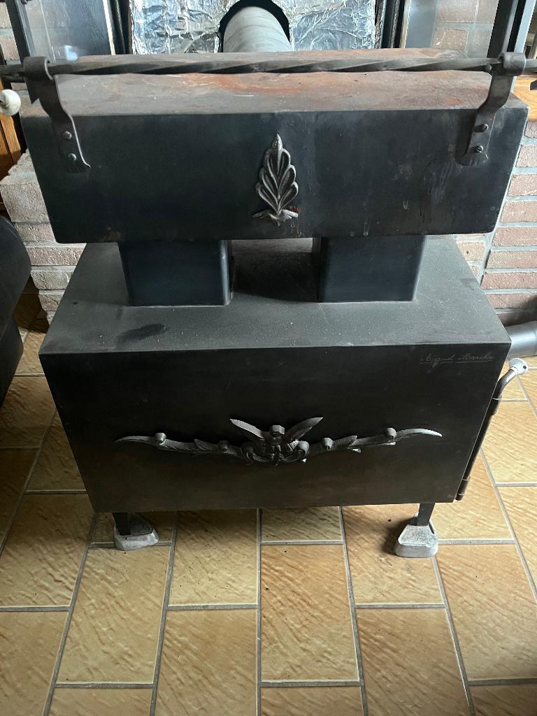 Gietijzeren Houtvuur, Enlèvement, Utilisé, Bois, Autoportant