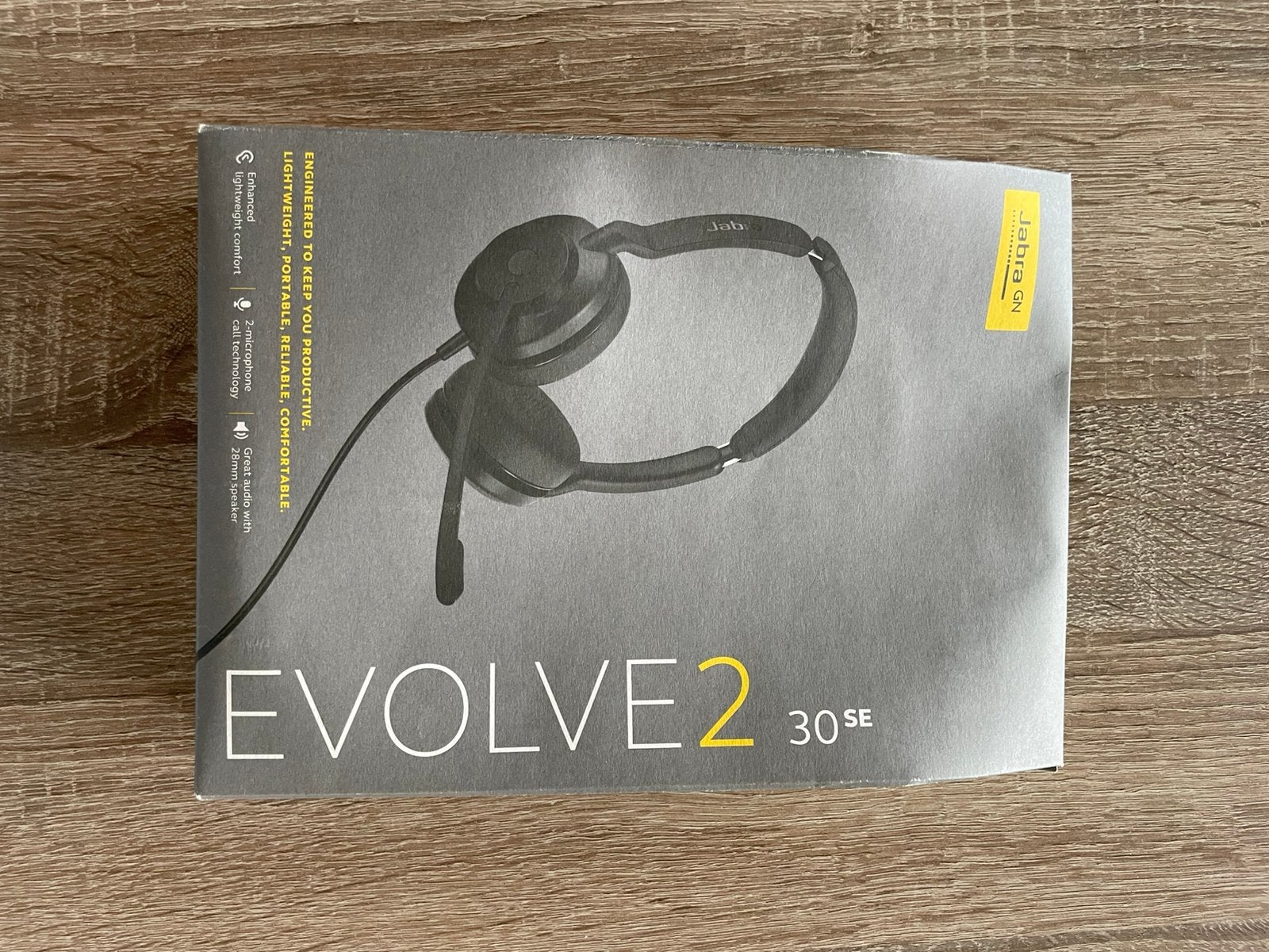 Evolve 2 headset met draad, Neuf, Enlèvement ou Envoi, Over-ear, Filaire