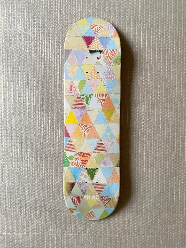 Thomas Campbell x Atlas skateboard 2017 plaid 8.5" UMA rare, Antiek en Kunst, Ophalen of Verzenden