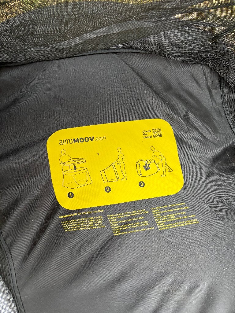 Aeromoov pop play sleep reisbed, Ophalen, Gebruikt