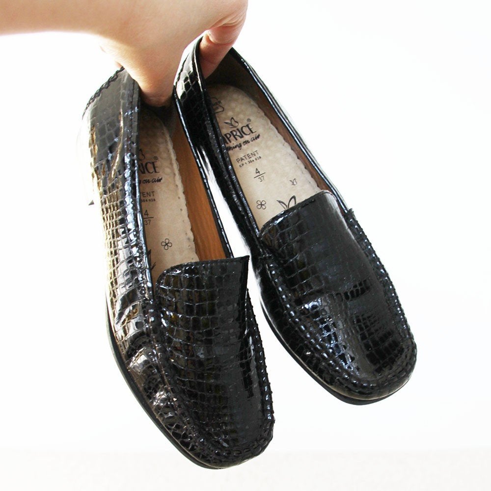 Prachtige Leren Caprice Schoenen -s12 (Maat 4/37) € 55,-, Kleding | Dames, Ophalen of Verzenden, Zo goed als nieuw, Caprice, Instappers