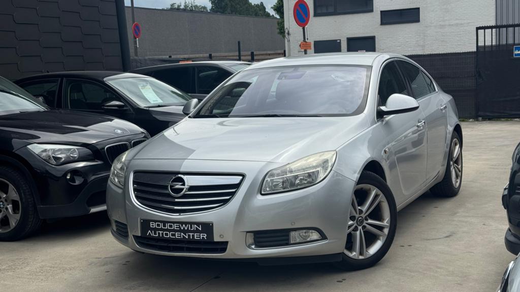 Opel Insignia 1.8Benzine 2009 147.xxxkm Veel Optie’sTopstaat, Auto's, Opel, Voorwielaandrijving, Zwart, Leder en Stof, Bedrijf
